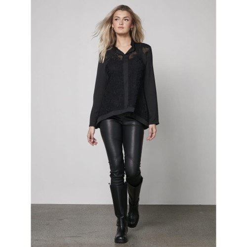 Tunika Czarna Koronka Nu Denmark