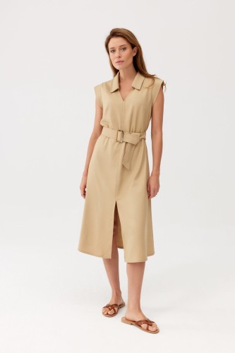 Sukienka Feria beżowa