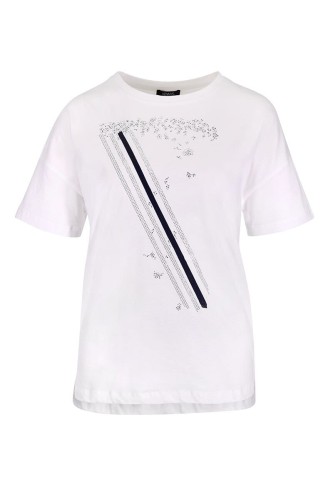 T-shirt Kenny S biały