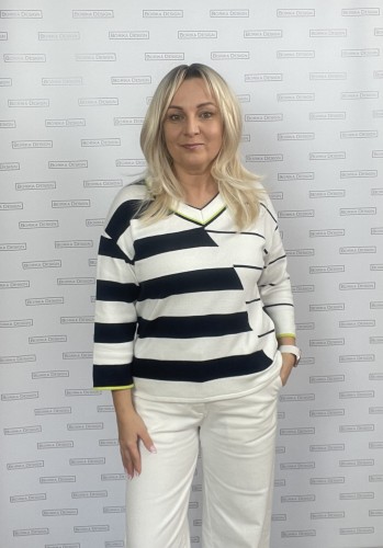 Sweterek w paski Kenny S 