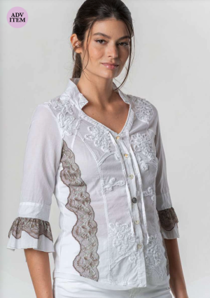 Koszula len Elisa Cavalletti