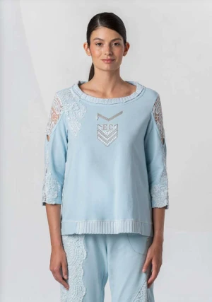 Bluza dres biała Elisa Cavaletti