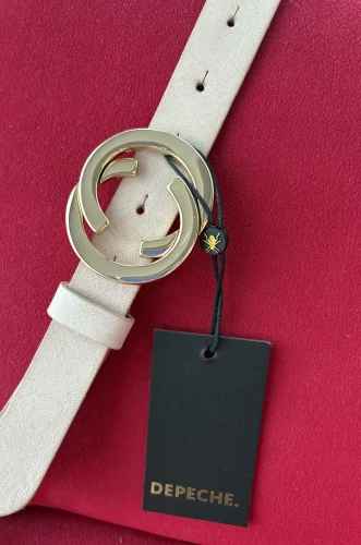 Pasek skórzany Depeche