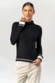 Czarny golf Elisa Cavaletti
